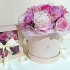 Flower Packaging Paper Cylinder Box Biodegradable With Aqueous Coating