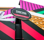 Black Paper Makeup And Skincare Gift Boxes Rectangle With DIY Personalization