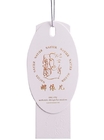 Sustainable Recycled Paper Hang Tag SGS Certificate For Garment