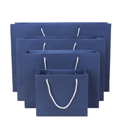 Multifunctional Cardboard Shopping Bag With Handles For Boutique Shop