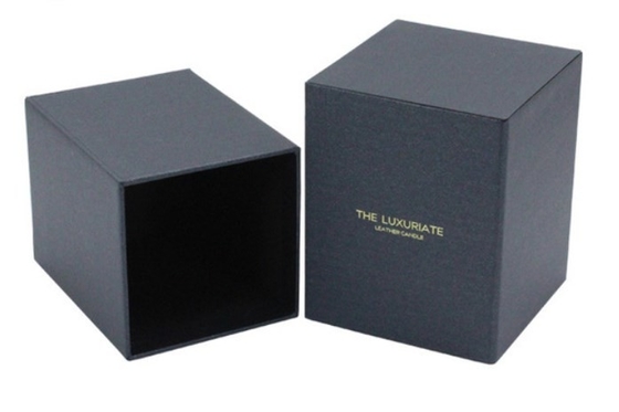 Glossy Lamination Candle Gift Box Rigid Cardboard Box With Sleeve