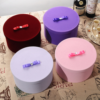 Various Sized Paper Cylinder Box Round Candy Box Toxic Free