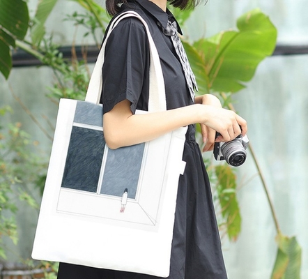 Custom Printed Cotton Shopping Tote Bag