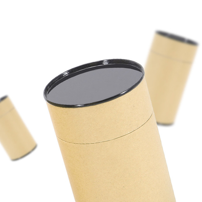 Garment Brown Kraft Paper Tube Packaging