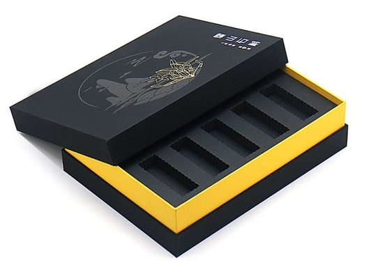 Biodegradable Recycled Gift Packing Box Perfume Set Box With Inserts