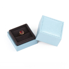 Top Flip Luxury Leather Jewellery Box With Foam Insert Matte Lamination