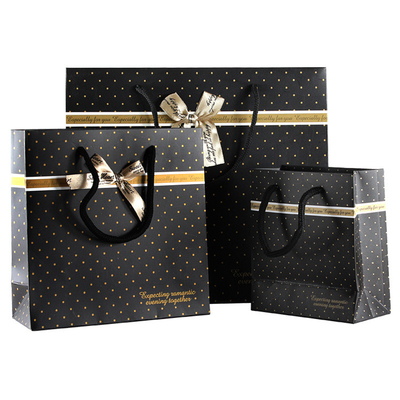 Matt Lamination Custom Paper Gift Bags , Heavy Duty Paper Bags With Handles