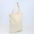 12oz Canvas Calico Reusable Tote Shopping Bags Color Customized