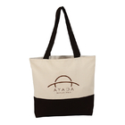 14oz Reusable Organic Cotton Canvas Tote Bags Standard Size Customized Logo