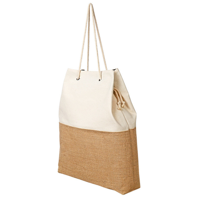 Thick Plain White Recycled Canvas Tote Bags ISO CE Certificate