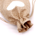 Multifunctional Fabric Drawstring Gift Bags Jute Drawstring Pouch