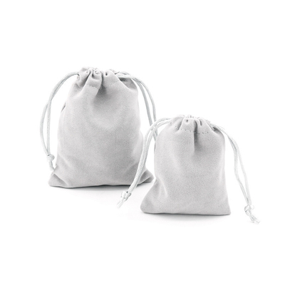 SGS Drawstring Small Velvet Gift Bags Environmentally Friendly