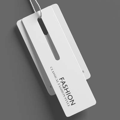 Multiple Purpose Paper Hang Tag 150GSM 1000GSM Thickness For Clothing Garment