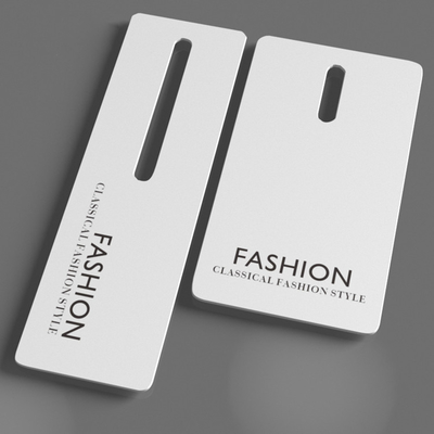 Multiple Purpose Paper Hang Tag 150GSM 1000GSM Thickness For Clothing Garment