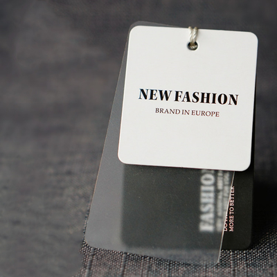 300gsm Custom Apparel Hang Tags , SGS 3.5cm Cardboard Swing Tags