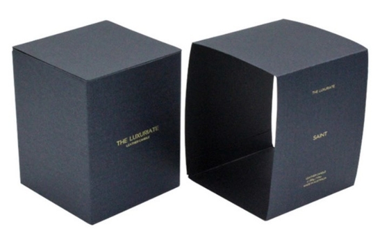 Glossy Lamination Candle Gift Box Rigid Cardboard Box With Sleeve