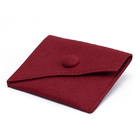 Cute Microfiber Jewelry Pouch , 5x7cm gift Suede Envelope Bag