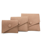 Cute Microfiber Jewelry Pouch , 5x7cm gift Suede Envelope Bag