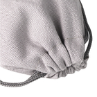 Emboss Cotton Fabric Drawstring Gift Bags Envelope Shape For Gift