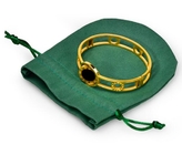 Green Fabric Drawstring Gift Bags Small Round Velvet Jewelry Bags