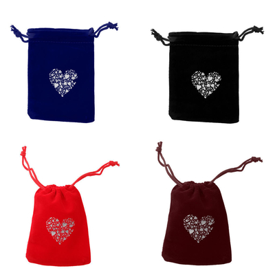 Velvet Drawstring Bags Drawstring Velvet Pouch Gift Pouches Customize Fabrics Drawstring Pouch Large Size