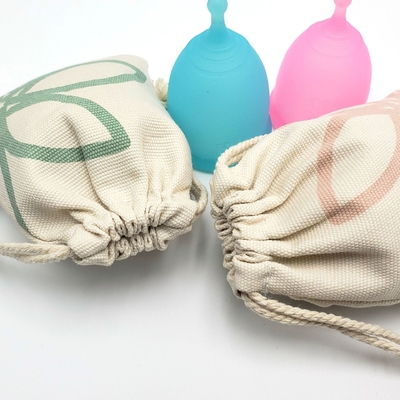 Muslin Calico Canvas String Bag Small Custom Organic Cotton Drawstring Bags Fabric Drawstring Gift Bags