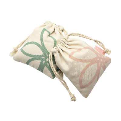 Muslin Calico Canvas String Bag Small Custom Organic Cotton Drawstring Bags Fabric Drawstring Gift Bags