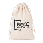 Eco-Friendly Canvas Rice Mushroom Drawstring Pouch Bag Fabric Drawstring Gift Bags