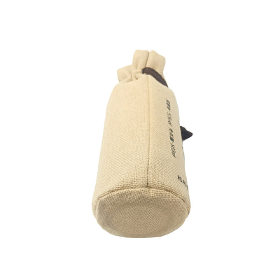 OEM ODM Bottles Hessian Wine Bag , SGS Jute Gift Drawstring Bag