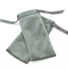 Gray Premium Velvet Fabric Drawstring Gift Bags 55x75cm