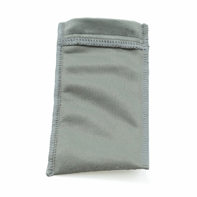 Gray Premium Velvet Fabric Drawstring Gift Bags 55x75cm