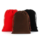 15x20cm Suede Drawstring Bag , HY Jewelry Gift Packaging Pouch