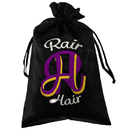 Hot Stamping Velvet Drawstring Gift Bags 25x30cm Jewelry Pouch