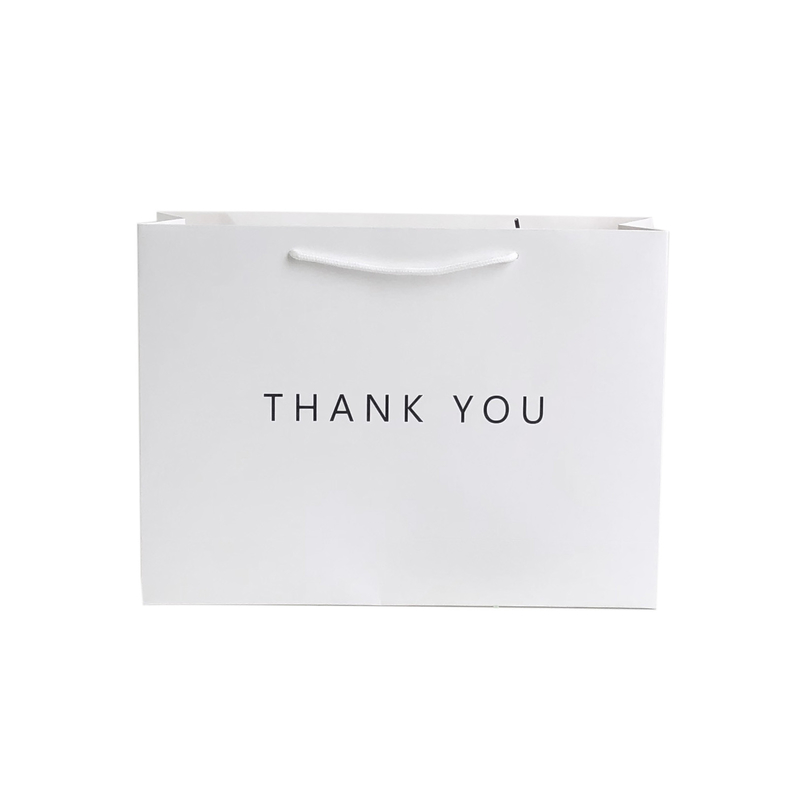 Exquisite Workmanship Retail Paper Bags With Handles , Square Gift Bags With Handles