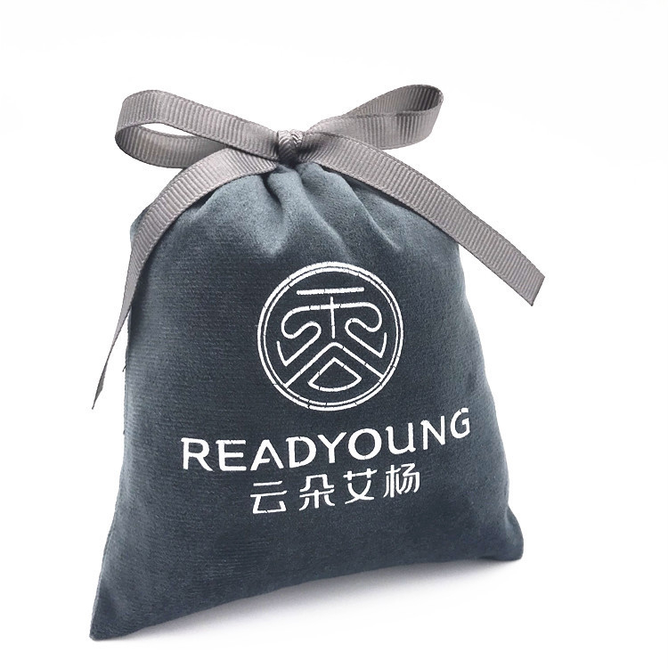 Colorful Custom Velvet Jewelry Bags Pouches Environmental Protection