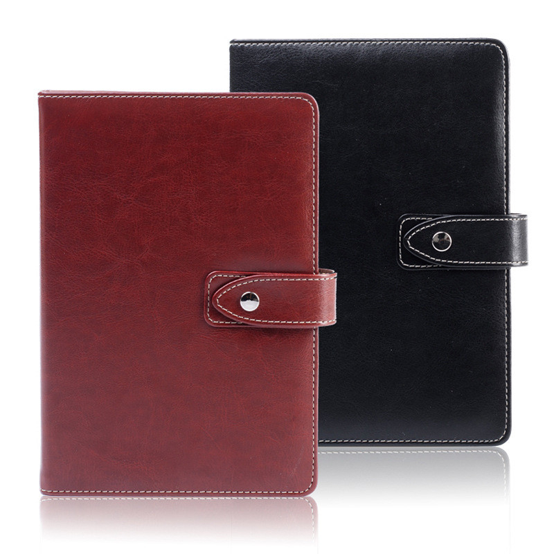 A6 A5 Hardcover Notebook Weekly Planner Leather Journal With Pen Holder